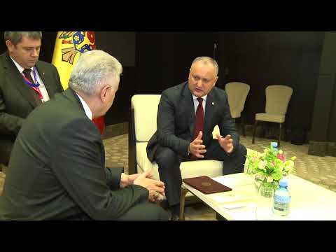 Президент Игорь Додон провел встречу с премьер-министром Республики Турция