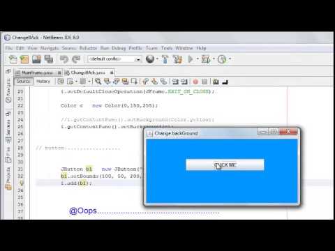 how to perform action on button in java swing