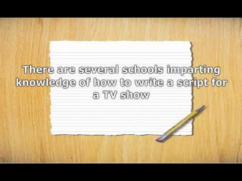 how to format a tv script example