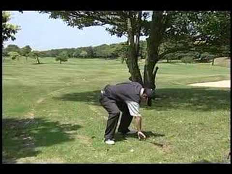 ゴルフレッスン 木の下を抜くショットYoutube(ユーチューブ・ゆーちゅーぶ)・Dailymotion動画