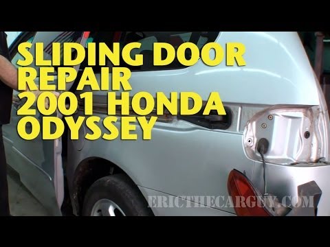 Sliding Door Repair 2001 Honda Odyssey -EricTheCarGuy