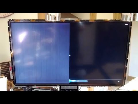 how to fix horizontal or vertical lines on lcd tv