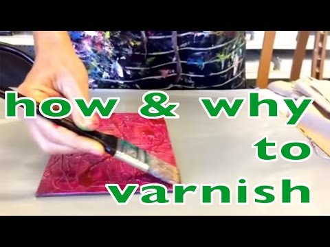 how to varnish paint