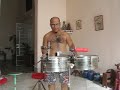Timbales lesson with Tomas Ramos Ortiz (El Panga)Rhythms exercices with Cascara, Pilon, breaks/ Recorded Summer 2008 in his house en La Habana Vieja