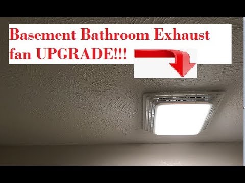 video-linktoworks-How to REPLACE a Bathroom Exhaust Fan in the Basement