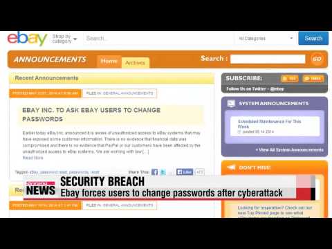 how to change ebay password