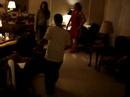 Matt shows off his intense dancing skills