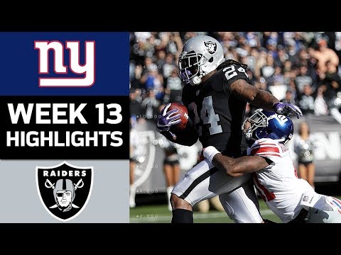 Video: Giants vs. Raiders | NFL Week 13 Game Highlights