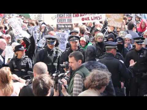 mightyalz - Socialists, activists and anarchists have a fun day out with the cops in London...