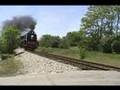 RJ Corman QJ Steam Locomotive Inaugural Run May 24 2008