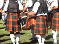 the 78th fraser highlanders pipe band playing their medley at the north american pipe band chcampionships in maxville, 2005
