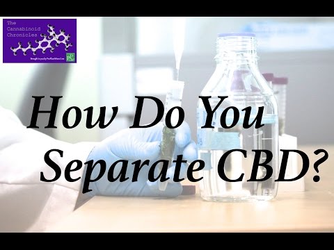 how to isolate cbd