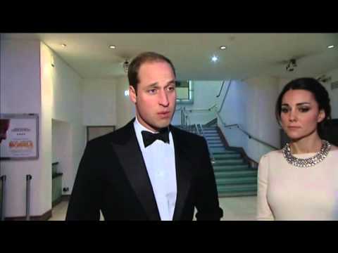 associated press - As word of Nelson Mandela's death spread Thursday, Prince William and his wife, Kate, were attending the London film premiere of