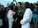 Druids' Beltane celebration: the blessing of the May King & Queen.