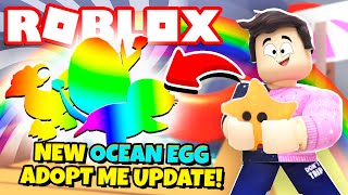 This Is The New Sea Pet Update In Adopt Me New Adopt Me Ocean Egg
