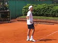 テニス Masters Hamburg 2008: Novak ジョコビッチ practice 1