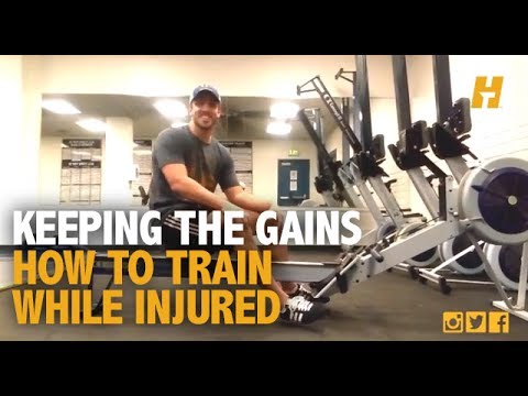 how to train while injured