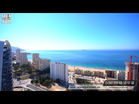 1100000€/¡Segunda línea de mar!/Ático nuevo en Benidorm/Inmueble de lujo en España/Costa Blanca