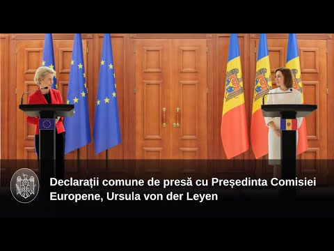 Заявление Президента Майи Санду по результатам встречи с Председателем Европейской Комиссии Урсулой фон дер Ляйен