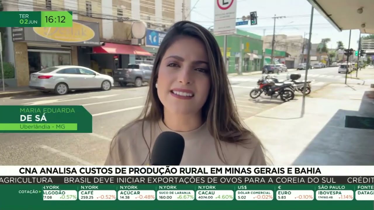 CNA analisa custos de produção rural em Minas Gerais e Bahia