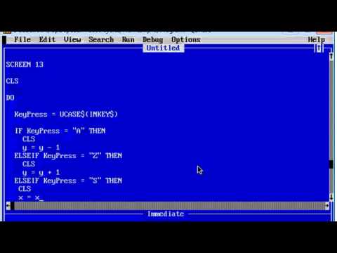 how to fill a circle in qbasic