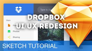 Sketch 3 tutoriel – Redesign de Dropbox avec SketchApp
