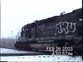 SP SD40T-2 8293 In The Snow