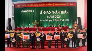 Lễ giao nhận quân thành phố Uông Bí năm 2024