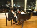 Mrs. Ming Ramos plays the piano at Yuchengco night