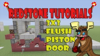 Completely Flush Hidden 3x3 Piston Door Tutorial