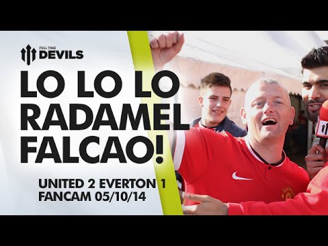 LO LO LO RADAMEL FALCAO! | Manchester United 2 Everton 1 | FANCAM LO LO LO RADAMEL FALCAO! | Manchester United 2 Everton 1 | FANCAM
