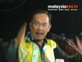 Anwar's speech in Manek Urai