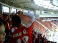 Aficion murcianista ante el Poli Ejido