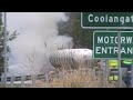 truck on fire gold coast