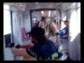 El metro sobre patins