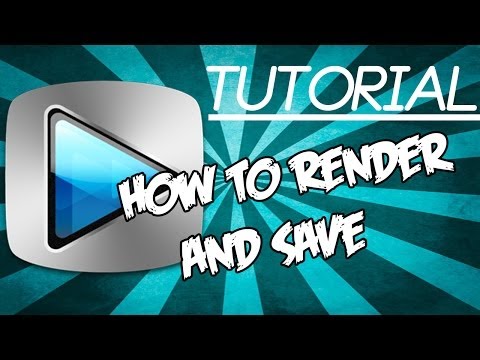 how to render sony vegas for youtube