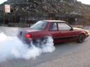 Turbo Mustang Burnout