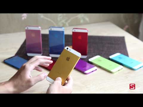 Cellphone - Giá bộ vỏ màu cho iPhone 5: http://cellphones.com.vn/iphone-5-vo-mau-vang.html Hình ảnh bộ ảnh: http://www.sforum.vn/2013/05/tren-tay-bo-vo-nhieu-mau-sac-cua...
