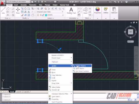 how to isolate layer in autocad