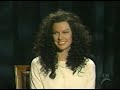 james lipton (will sasso) interviews actress andie macdowell (mo collins) on inside the actor's studio.
