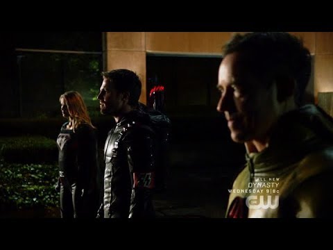 Arrow | Crisis on Earth-X | Dark Arrow, Overgirl & Reverse Flash Reveal Themselves to Earth 1 Heroes