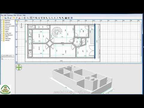 Sweet Home 3D شرح عمل اي خارطة ثري دي بسهولة بواسطة برامج