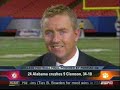 8/31/08 ESPN Gameday Final Alabama Clemson Highlights