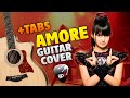 Babymetal - Amore (fingerstyle guitar cover, free tabs, karaoke)