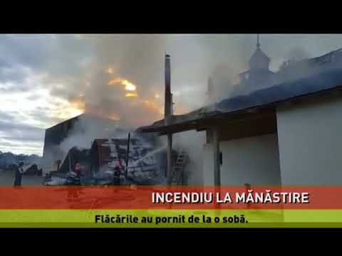 Incendiul de la Mănăstirea Roşiori a fost lichidat