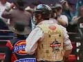 PBR Bull Scene of the Crash kicks Mark Lopes in the  butt !