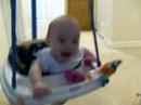Ayden in his Bouncy Chair