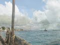 In Nov-Dec, 2006, I flew into Lamu, Kenya.  I stayed at the Diamond Beach Village, on the island of Manda, where I lived in a grass hut.  I sailed to Lamu Town in a dowh and also sailed to view the ruins of Tekwa in a dowh.