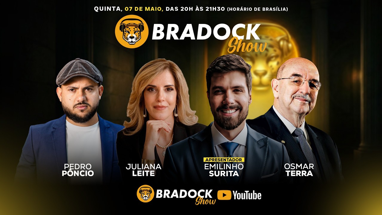 Bradock Show 07/05/26 - EMILINHO, PEDRO PÔNCIO, OSMAR TERRA e Juliane Leite