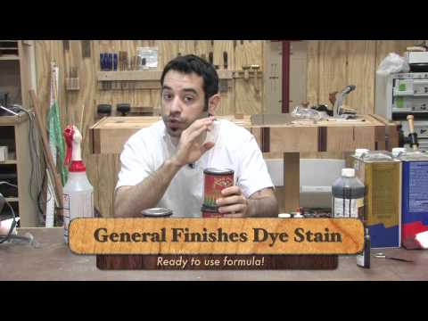 how to apply dye stain